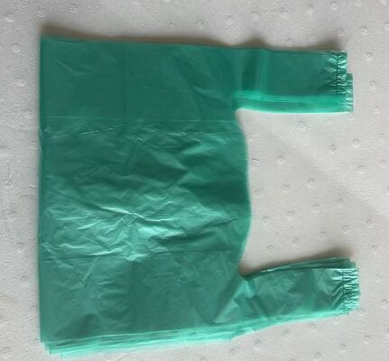 Recyclebare HDPE-winkelzakken met hoge slagvastheid en logo op maat voor supermarkten