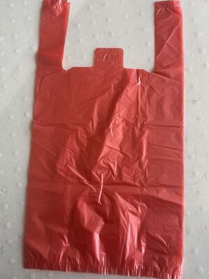 Op maat gemaakte recyclebare HDPE boodschappentas met hoge slagvastheid voor supermarkten