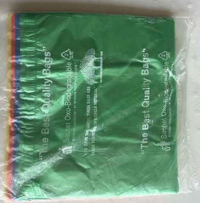 HDPE plastic zak met hoge slagvastheid, recycleerbaar en aangepast logo voor supermarkt winkelen