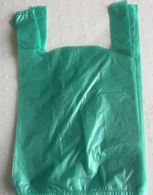 Op maat gemaakte recyclebare HDPE boodschappentas met hoge slagvastheid voor supermarkten
