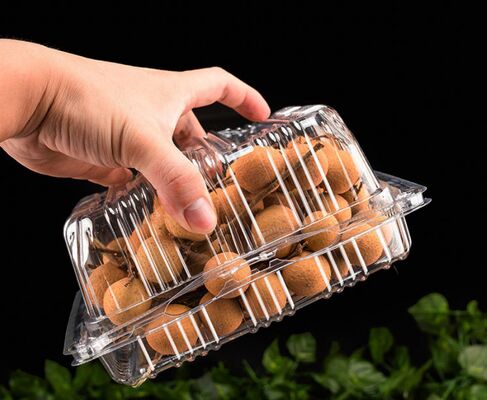 Customized Design Recyclable PET Heat Sealing Fruit Packaging Box Plastic Blister Packaging