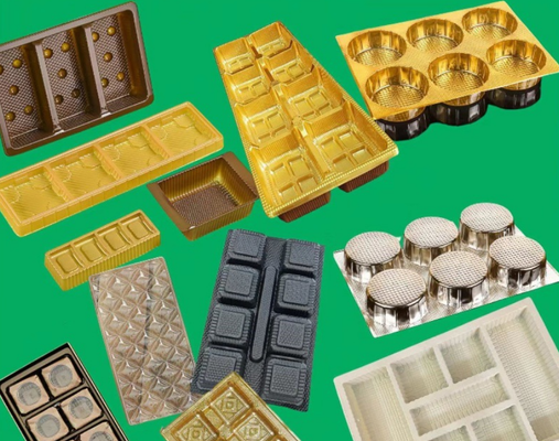 Milieuvriendelijke Macaron-plastic lade met op maat gemaakte bedrukking en transparant ontwerp voor voedselverpakkingen