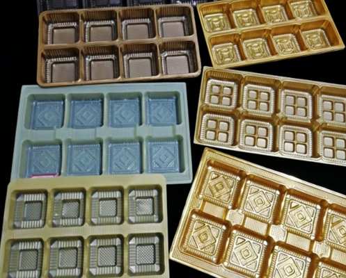 Aanpasbare recyclebare PET-verpakkingsdoos met warmteverzegeling voor macarons en cake