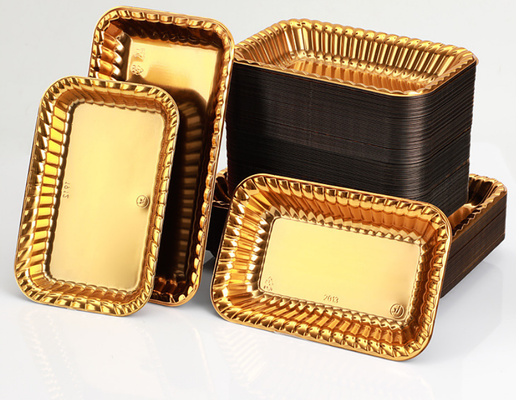 Customizable Design Recyclable PET Heat Sealing Chocolate and Macaron Packaging Trays for Fruits and Cakes