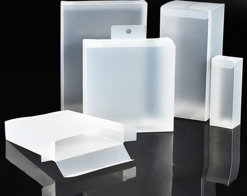 Aangepaste PVC-verpakking voor koffiedoos, transparante plastic PET-kleurendoos, probiotische PP matte geschenkdoos, aangepast logo