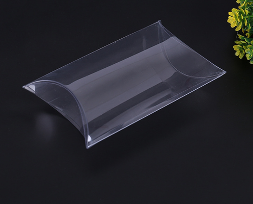 Haak PVC transparante verpakking, oorvormige plastic huisdierdoos, PP matte opbergdoos voor ambachtelijke opslag, maatwerk