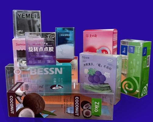 Zomerbestverkopende PVC-plastiekdoos, PET-transparante plasticdoos, PP-gepolijste doos, opvouwbare beschermende armverpakking in de stijl van een ijshok