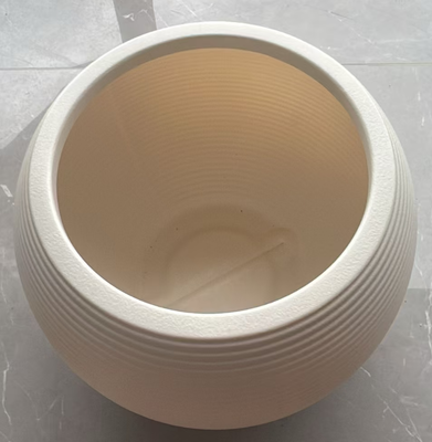 Large Capacity Plastic Flower Pot with Ceramic Protection and Multiple Sizes for Planting Box and Ceramic Flower Plate