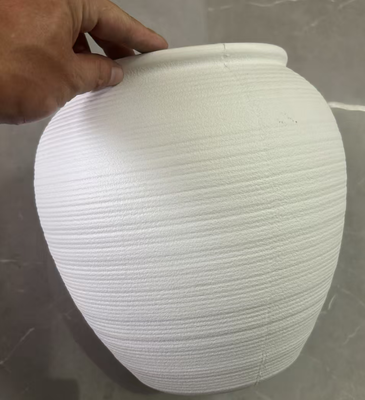 HDPE moderne minimalistische keramische bloempot met meerdere maten en lange levensduur voor huisversiering