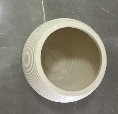 HDPE Round Green Ivy Flower Pot with Thickened Imitation Ceramic Design and Multiple Sizes