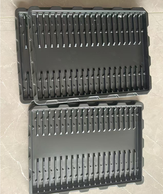 Customized Size Eco-friendly Conductive Plastic Anti-static Plastic Tray for Electronic Components