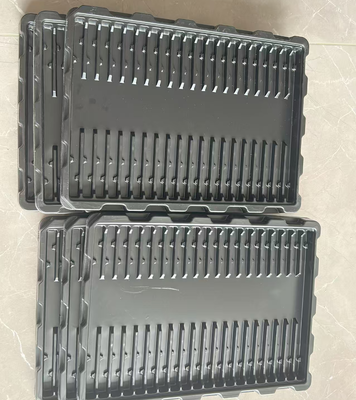 Op maat gemaakte zwarte milieuvriendelijke antistatische blistertray voor elektronische componenten