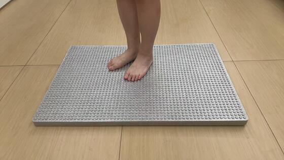 Mold Resistant Fast Drainage Shower Mat with Massage Bumps Non Slip Bathroom Mat for Wet Areas