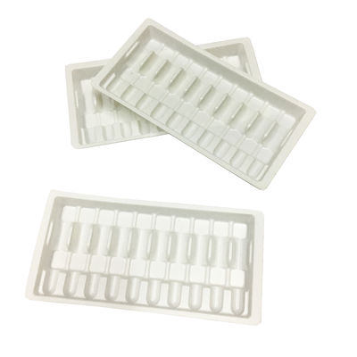 1.8mm Wit pp 10ml Medisch Plastic Blaar Verpakkend Tussenvoegsel Tray For Vial