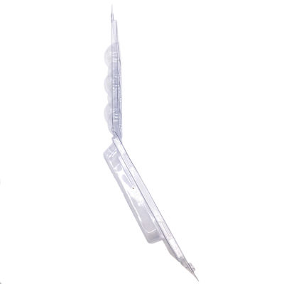 6pcs het Stuk speelgoed van de golfbal Transparant Plastic Blaar Verpakkend de Blaardienblad van pvc