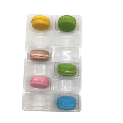 Enig Stuk2x6 Regeling 12 Pak Duidelijke Plastic Macaron Tray Plastic Insert Tray
