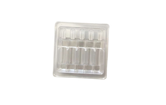 10 ml 5pcs Transparante ampul PVC Blister Tray Verpakking Voor waternaald