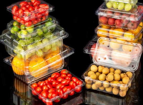 Fruitdozen, vleesverpakkingsdozen, groentenverpakkingsdozen, zaailingenbakken, plastic bloempotten, fastfooddozen, evenals transparante PVC-, PP-, PET-dozen en gedrukte dozen.