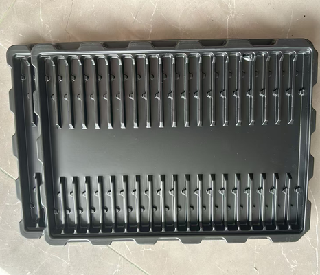 Op maat ontworpen transparante PET milieuvriendelijke antistatische plastic blistertray voor elektronische componenten